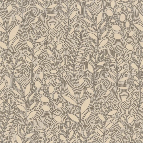 tapeta z roślinnym haftem Casamance 76681018 Palmadora Astragale