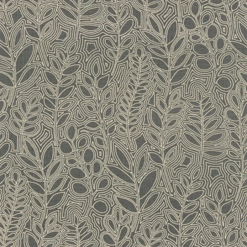 tapeta z roślinnym haftem Casamance 76680916 Palmadora Astragale