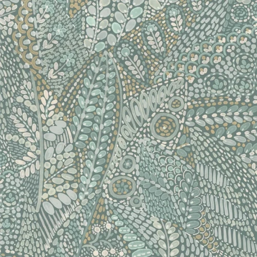 tapeta w liście Casamance 76310814 Casa Azul Talavera