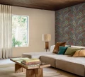 tapeta imitująca jutę Casamance 76332242 Casa Azul Lienzo