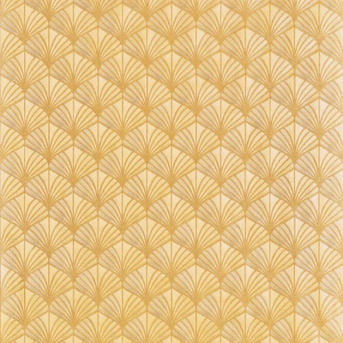 Casamance 76641018 Magnitude-Textures Orion tapeta w złote metaliczne liście