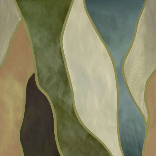 mural w figury geometryczne Elitis VP 1001 02 Cordes Sensibles Le palais des vents