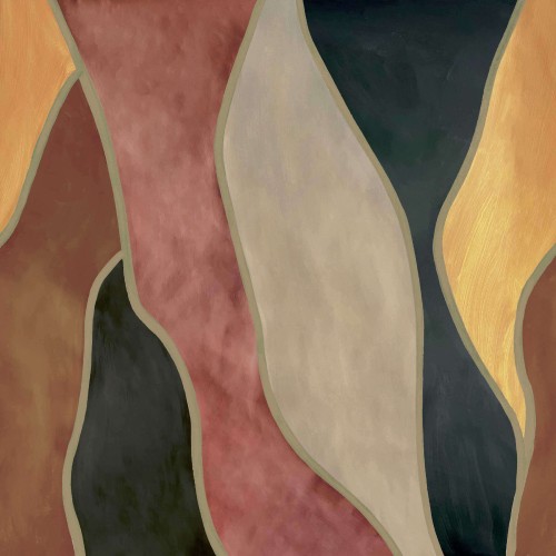 mural w figury geometryczne Elitis VP 1001 03 Cordes Sensibles Le palais des vents