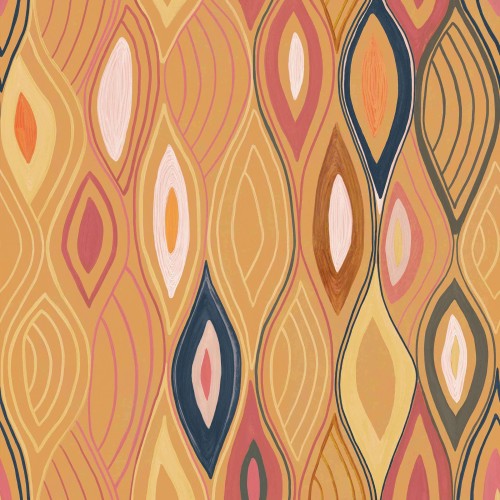 mural w figury geometryczne Elitis VP 1002 01 Cordes Sensibles Arabesque