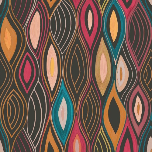 mural w figury geometryczne Elitis VP 1002 02 Cordes Sensibles Arabesque