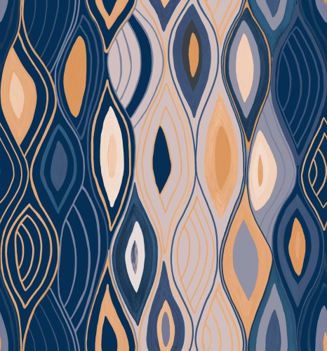 mural w figury geometryczne Elitis VP 1002 03 Cordes Sensibles Arabesque