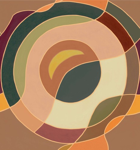 mural w koła Elitis VP 1003 02 Cordes Sensibles Terre