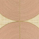 tłoczona tapeta w fale o strukturze sznurka Elitis VP 995 90 Cordes Sensibles