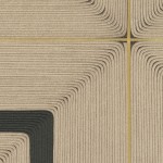 tłoczona tapeta w kwadraty o strukturze sznurka Elitis VP 9956 01 Cordes Sensibles