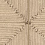 tłoczona tapeta w kwadraty o strukturze sznurka Elitis VP 997 10 Cordes Sensibles