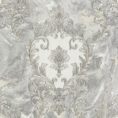 tapeta w ornamenty na tle marmurowym Decori & Decori 83603 Carrara Best