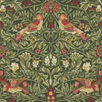 tapeta roślinna z ptakami Morris & Co. 217194 Bird Emery Walker's House