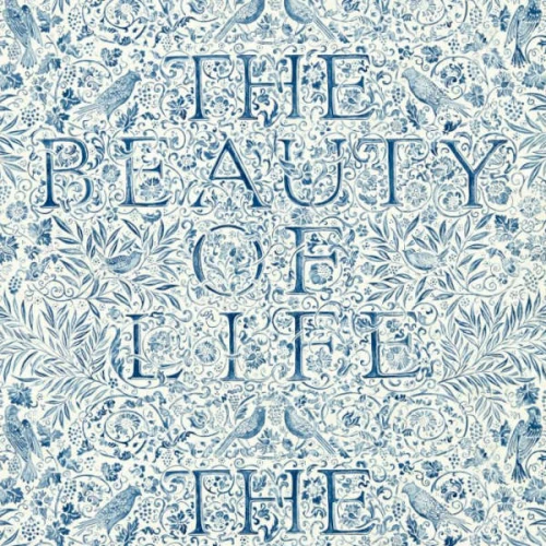 tapeta botaniczna z napisem Morris & Co. 217190 The Beauty Of Life Emery Walker's House