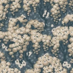 tapeta w drzewa Sandberg S10566 Ragnvi Clay Tradgarden