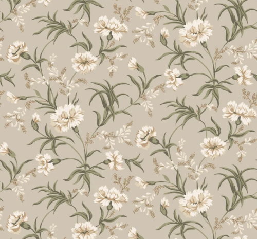 tapeta w kwiaty goździki Sandberg S10563 Emilie Garden Tradgarden