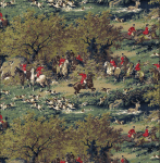 Tapeta w scenę polowania CL71502 Carl Robinson The Gentelman