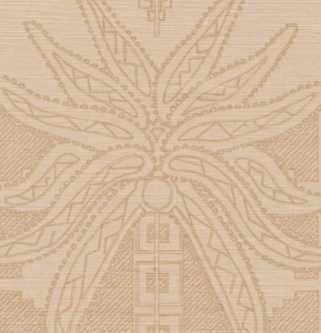 Tapeta sizalowa z tłoczonym motywem palm Arte Fenua 31701 Marquesa