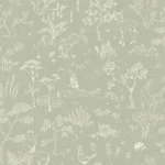 Tapeta leśne zwierzątka Sandberg 232-38 Hollie Pistachio Familjen