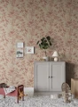 Tapeta ptaki Sandberg S10620 Celeste Red Familjen