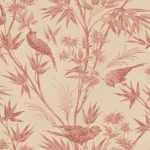 Tapeta ptaki Sandberg S10620 Celeste Red Familjen