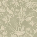 Tapeta ptaki Sandberg S10622 Celeste Green Familjen