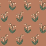Tapeta kwiaty konwalii Sandberg S10636 Lilly Blush Familjen