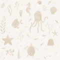 Tapeta podwodne zwierzątka Sandberg S10716 Della Beige Familjen