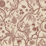 Tapeta gałęzie Sandberg S10614 Tree of Life Burgundy Familjen