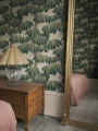 Tapeta drzewa cedrowe Sandberg S10662 Alba Emerald Villa Como