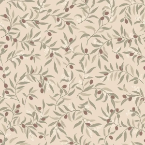 Tapeta roślinna S10681 Sandberg Olivia Burgundy