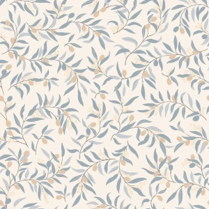 Tapeta roślinna S10680 Sandberg Olivia Light Blue