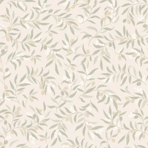 Tapeta roślinna S10679 Sandberg Olivia Sage Green