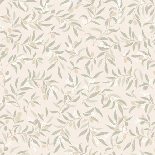 Tapeta roślinna S10679 Sandberg Olivia Sage Green