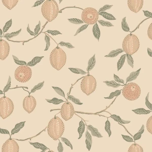 Tapeta w cytryny S10667 Sandberg Limone Blush Villa Como