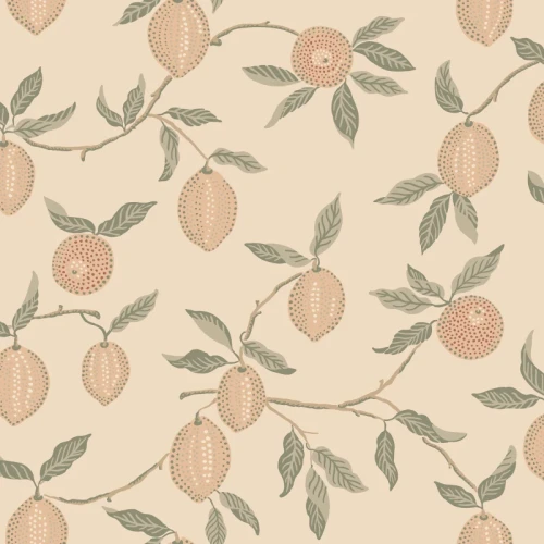 Tapeta w cytryny S10667 Sandberg Limone Blush Villa Como