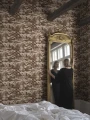 Tapeta jezioro S10690 Lake Como Brown Villa Como Sandberg