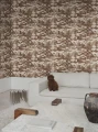 Tapeta jezioro S10690 Lake Como Brown Villa Como Sandberg