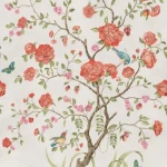 Fototapeta chinoiserie kwiaty i ptaki R21648 Rebel Walls