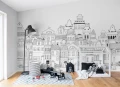 Fototapeta londyńskie domy R14601 Rebel Walls