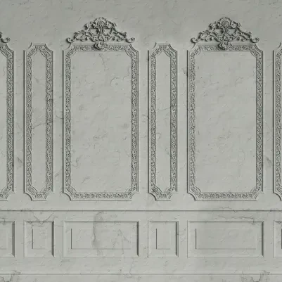 Fototapeta francuska sala balowa i sztukateria R17912 Rebel Walls