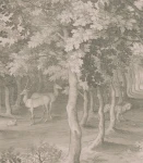 Fototapeta las Timeless Green Wallcolors