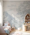 Fototapeta las Ethereal Forest Blue Wallcolors