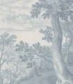 Fototapeta las Ethereal Forest Blue Wallcolors