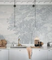 Fototapeta las Ethereal Forest Blue Wallcolors