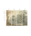 Fototapeta pejzaż Watercolor Grove Wallcolors