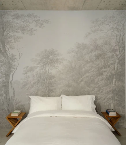Fototapeta pejzaż Watercolor Grove Beige Wallcolors