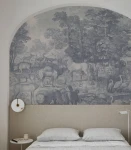 Fototapeta dżungla Fauna Fresco Blue Wallcolors