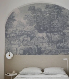 Fototapeta dżungla Fauna Fresco Blue Wallcolors