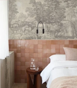 Fototapeta dżungla Fauna Fresco Beige Wallcolors 