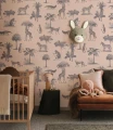 Fototapeta zwierzęta Vintage Botanic Pink Wallcolors